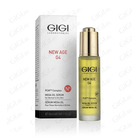 Упаковка GIGI New Age G4 Mega Oil Serum, 30 мл