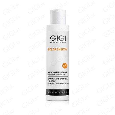 Упаковка GIGI Solar Energy Mud Soapless Soap for oily and large pore skin, 120 мл
