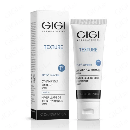 Упаковка GIGI Texture DDM Dynamic Day Make-Up Light, 50 мл