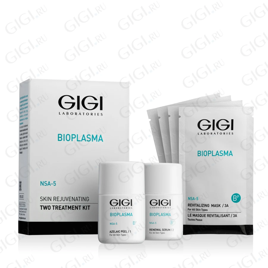 Упаковка GIGI Bioplasma Skin Rejuvenating Kit, 140 мл