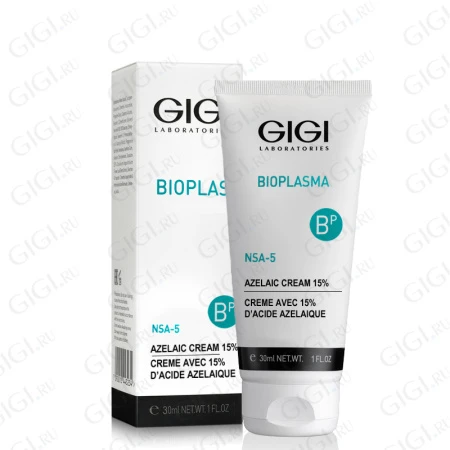 Упаковка GIGI Bioplasma NSA-5 Azelaic Cream 15%, 30 мл