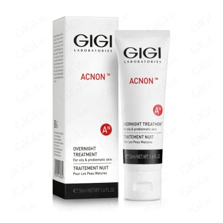 Упаковка GIGI Acnon Overnight Treatment For oily & problematic skin, 50 мл