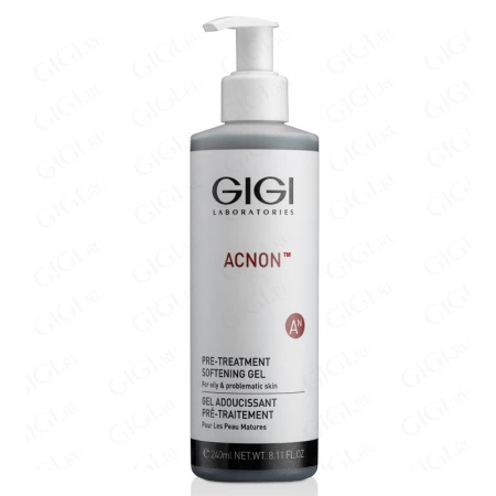 Упаковка GIGI Acnon Pre-Treatment Softening Gel For oily & problematic skin, 240 мл