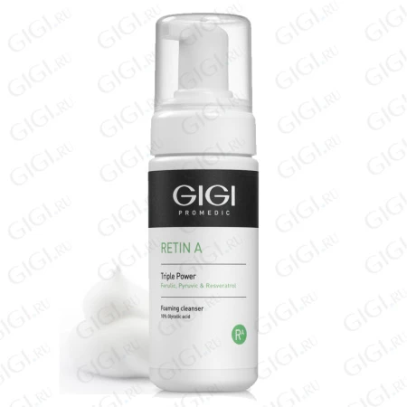 Упаковка GIGI Retin A Triple Power Foaming Cleanser For all skin types, 120 мл