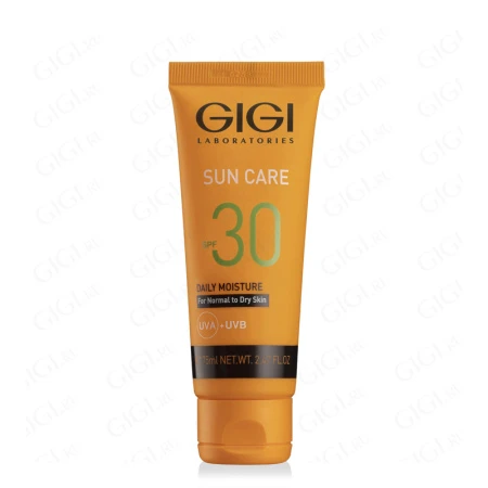 Упаковка GIGI SUN CARE Daily Protector SPF 30 For Normal to Dry skin, 75 мл