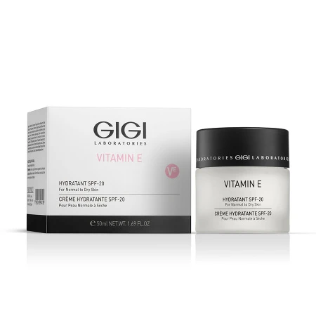 Упаковка GIGI Vitamin E Hydratant SPF-20, 50 мл